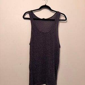 GRUNGE Drifter grey acid wash burnout tank top, M 🖤✨